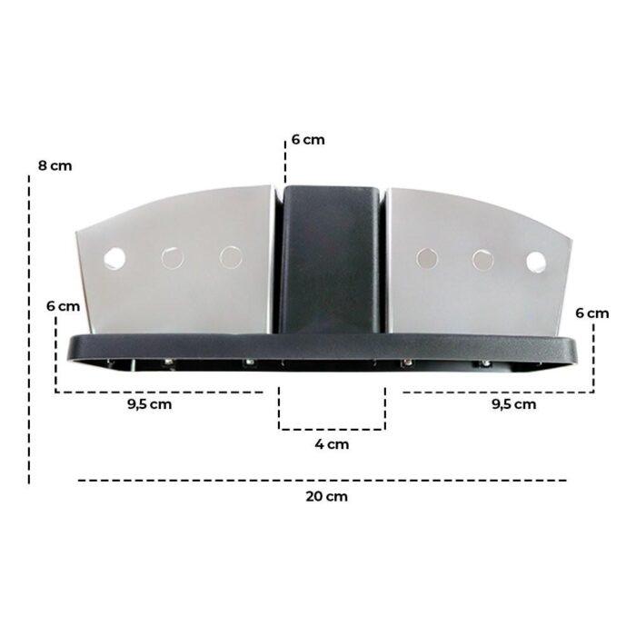 Porta Sachês de Inox com Suporte para Palitos de Dente para Açúcar, Sal, Ketchup - Image 5