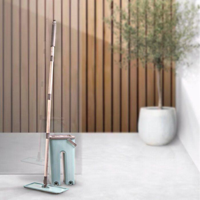 Rodo Flat Mop E Balde Lava E Seca Profissional Com 2 Refis - Image 5