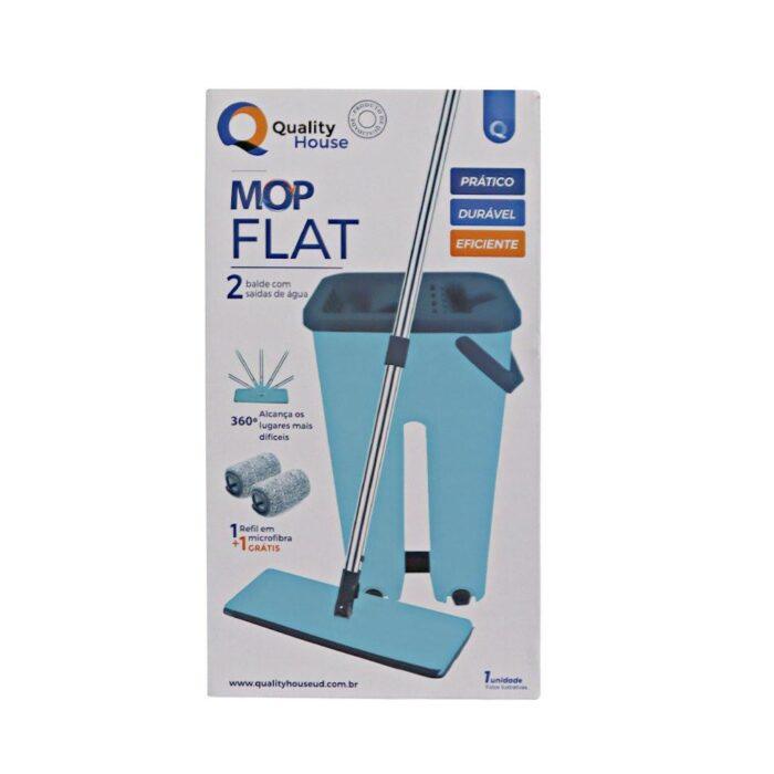 Rodo Flat Mop E Balde Lava E Seca Profissional Com 2 Refis - Image 6