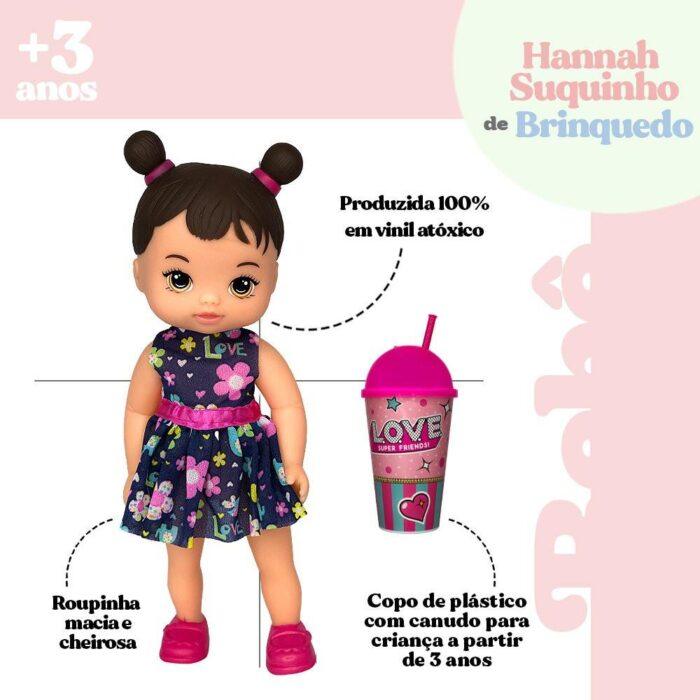 Boneca Hannah Suquinho Com Copo - Image 4