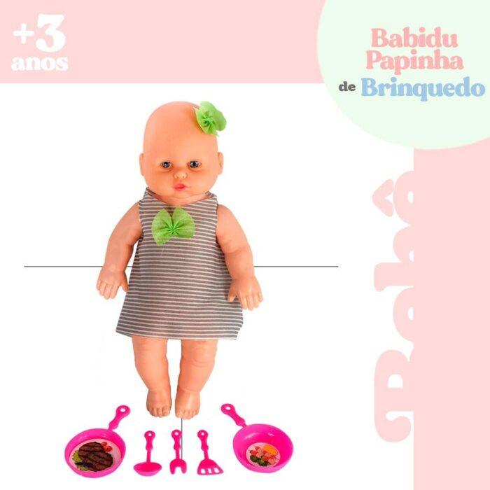 Boneca Babidu Papinha com Acessórios de Cozinha - Image 2