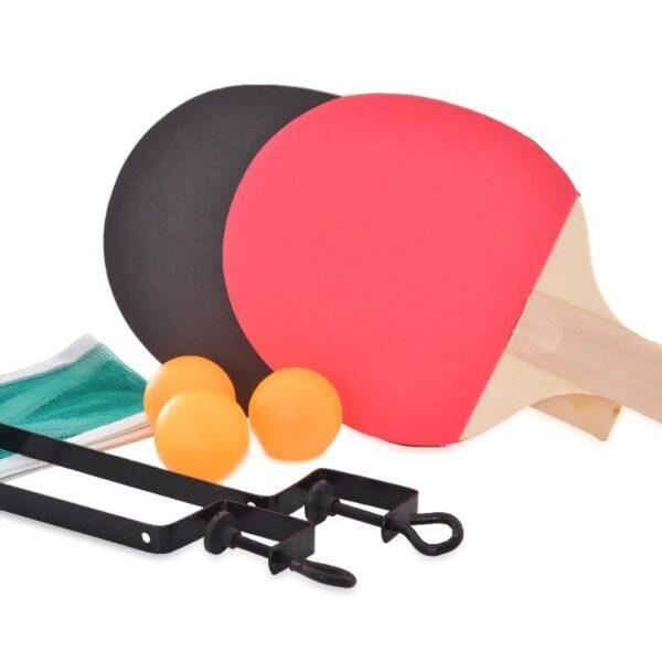 Kit 2 Raquete Tenis De Mesa Ping Pong Lisa Rede
