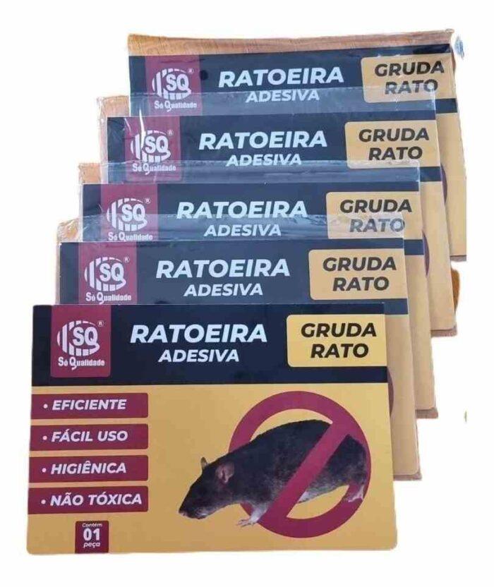 Ratoeira Adesiva Cola Pega Rato Pragas 1 Unidade