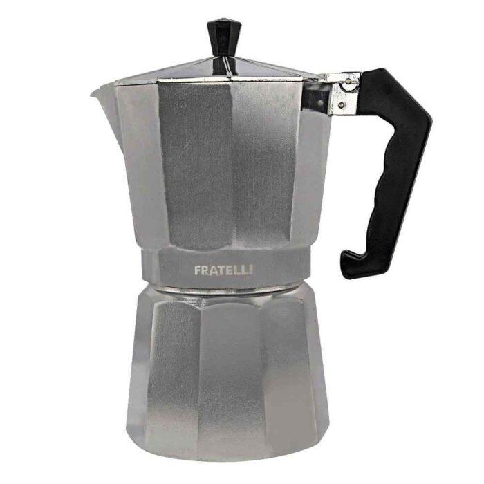 Cafeteira Italiana Moka Express Faz 6 Xícaras Café Aluminio - Image 5