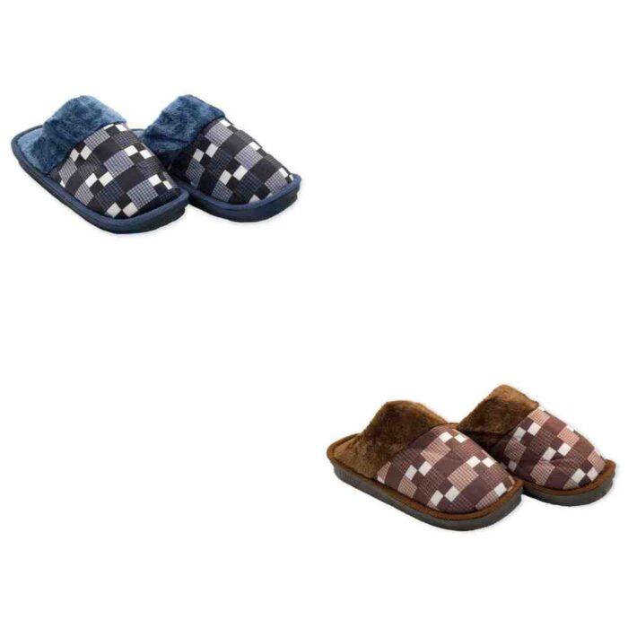 Pantufa Masculina Xadrez