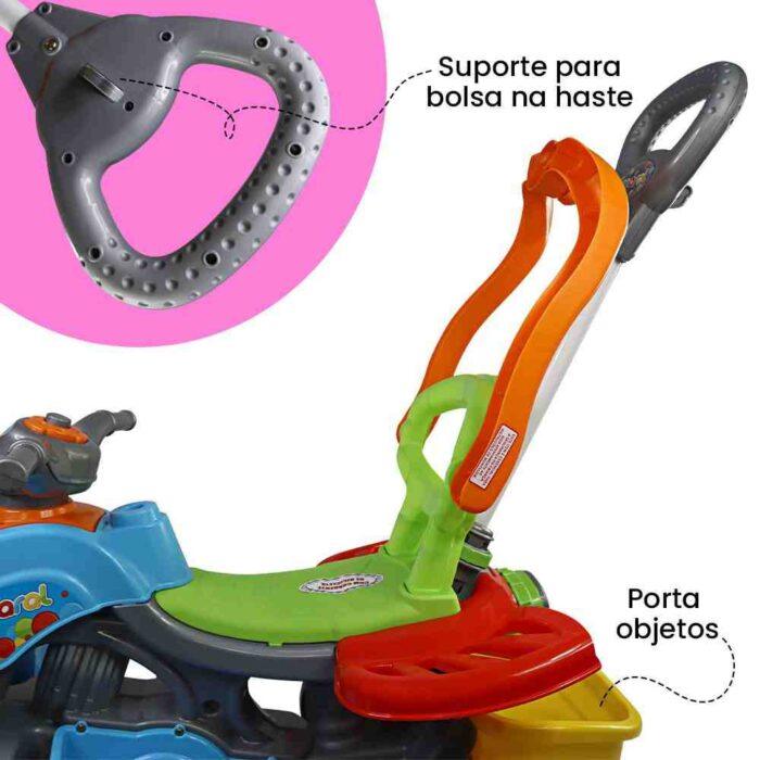 Quadriciclo Infantil Carrinho De Passeio Moto Menina Menino - Colorido - Image 2