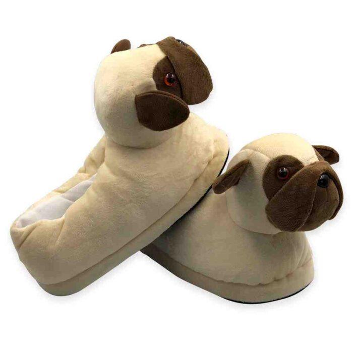 Pantufas de Cachorro Pug 3D Tamanho Único - Image 7