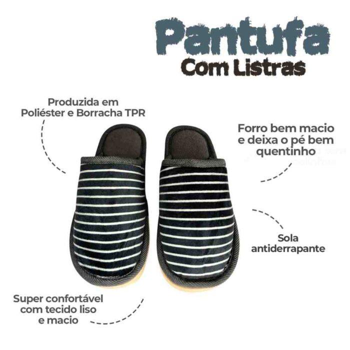 Pantufa Feminina com Listras - Image 2