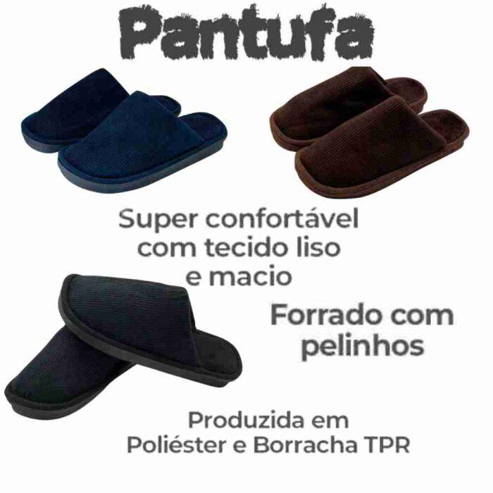 Pantufa Masculina Lisa