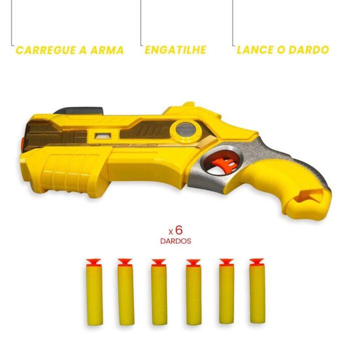 Kit Pistola Lançadora Dardos com Máscara - Image 10