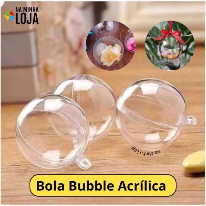 Bola Esfera Acrílico Bolha Bubble Enfeite