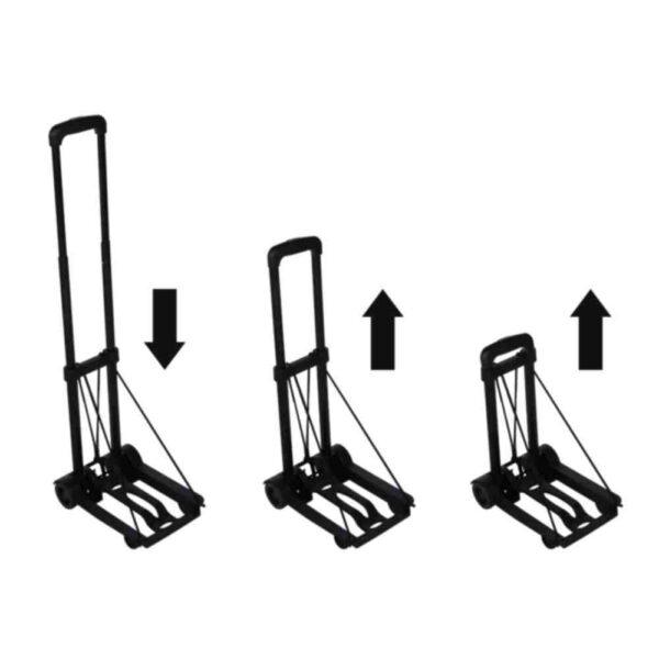 Carrinho Plataforma de Mão Dobrável 2 Rodas para Carga